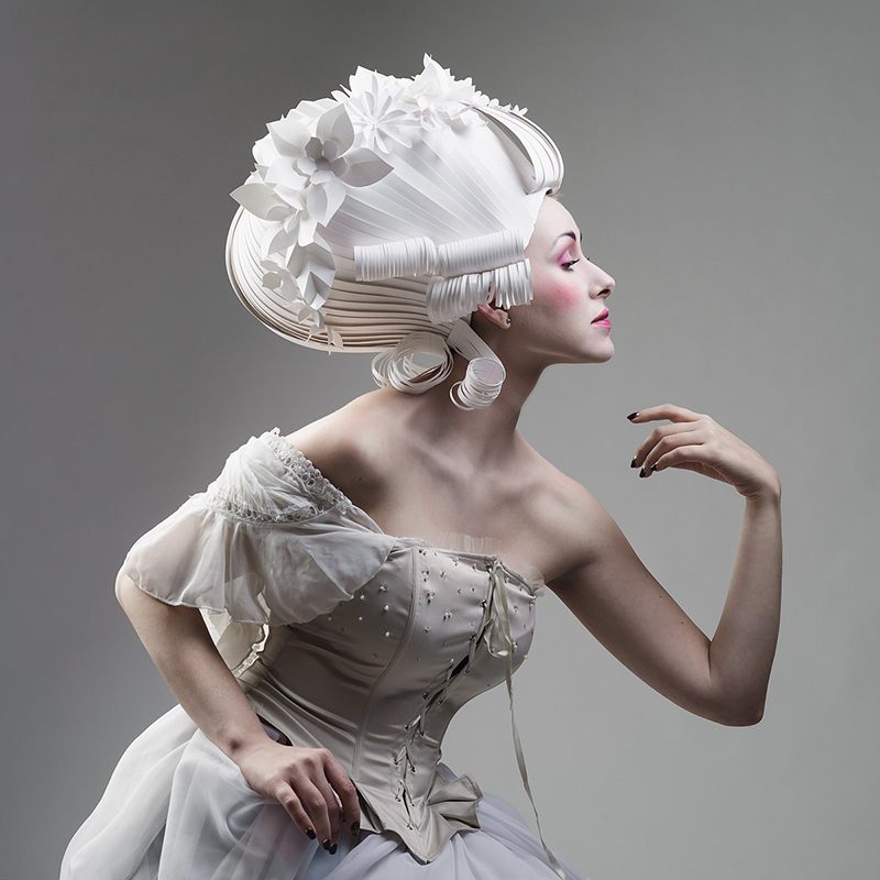 Baroque Paper Wigs — Asya Kozina